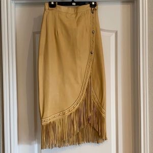 Custom vintage western skirt